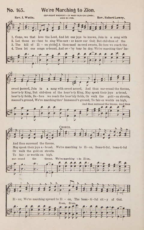 Service in Song: The cream of all the best songs, of all the best writers, together with Orders of Service for the Sunday School page 176