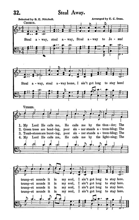 Songs and Spirituals of negro composition for revivals and congregational singing page 32