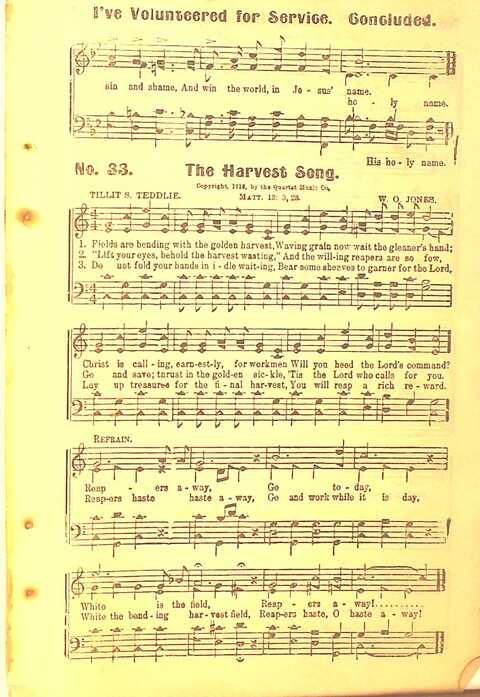 Song Service page 33