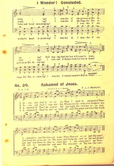 Song Service page 39