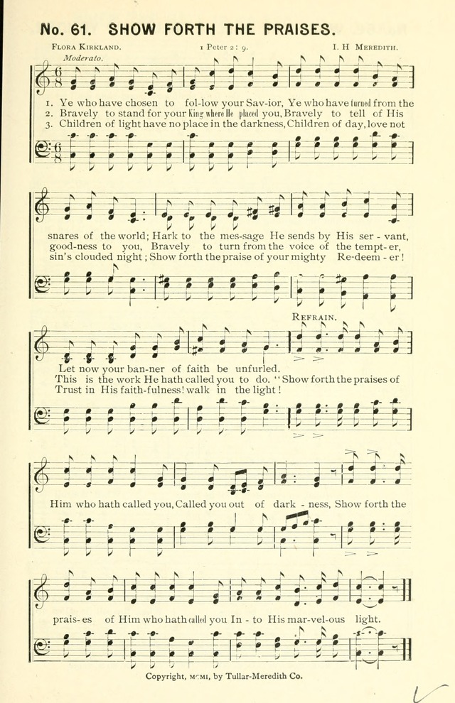 Sermons in Song No. 3: a collection of gospel hymns for use in the Sunday school, church prayer meeting, young people