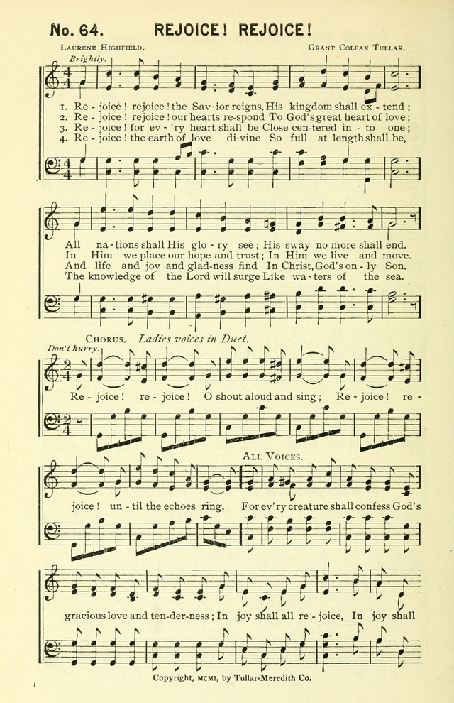 Sermons in Song No. 3: a collection of gospel hymns for use in the Sunday school, church prayer meeting, young people