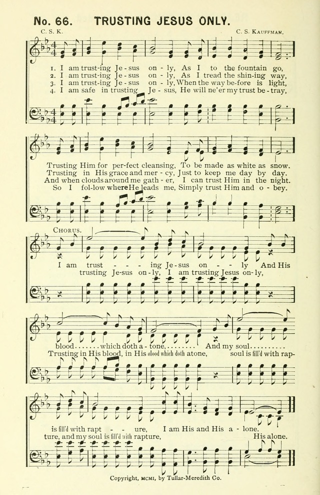 Sermons in Song No. 3: a collection of gospel hymns for use in the Sunday school, church prayer meeting, young people