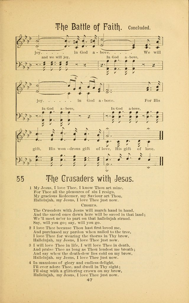 Songs and Solos used by the Christian Crusaders: in their Special Soul-Saving Work: and adapted for the church, grove, school, choir, and home page 46