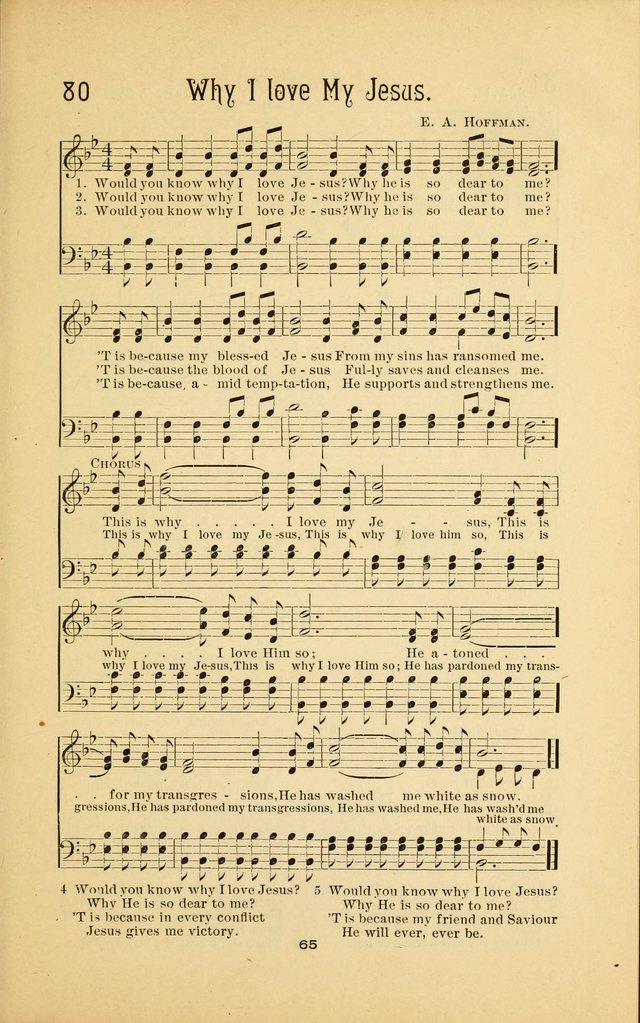Songs and Solos used by the Christian Crusaders: in their Special Soul-Saving Work: and adapted for the church, grove, school, choir, and home page 64