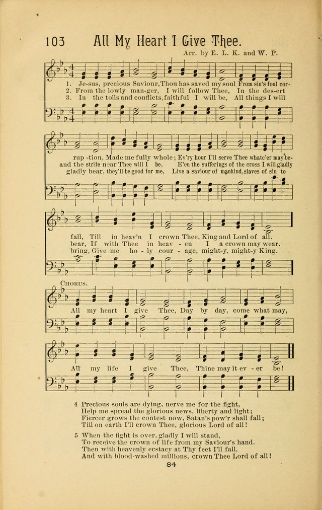 Songs and Solos used by the Christian Crusaders: in their Special Soul-Saving Work: and adapted for the church, grove, school, choir, and home page 83