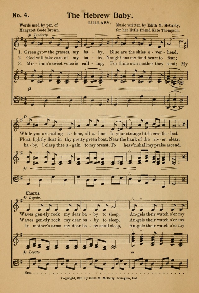 Song Stories: a collection of songs for the primary department of Sunday schools. page 13