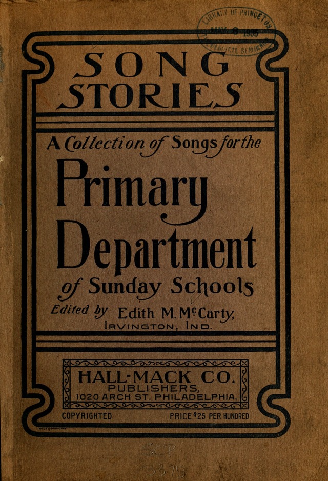 Song Stories: a collection of songs for the primary department of Sunday schools. page 2