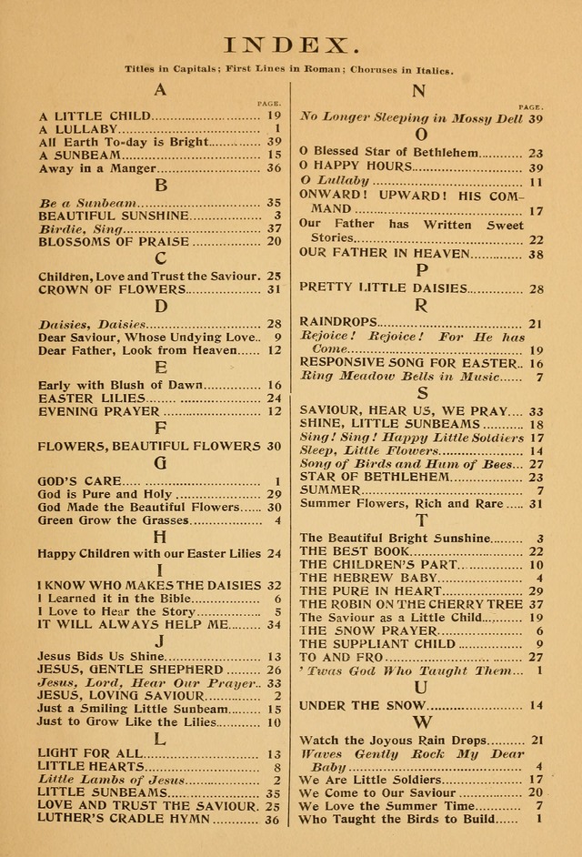 Song Stories: a collection of songs for the primary department of Sunday schools. page 50