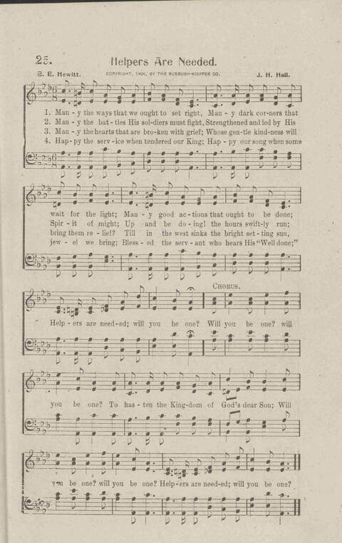 Salvation Songs: A collection of Songs and Hymns adapted to the needs of Revivals, Sabbath Schools, and Gospel Meetings Generally page 27