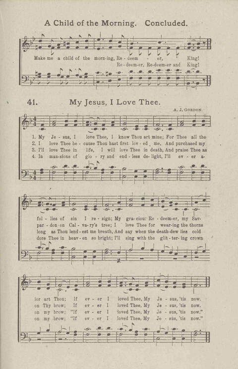 Salvation Songs: A collection of Songs and Hymns adapted to the needs of Revivals, Sabbath Schools, and Gospel Meetings Generally page 43
