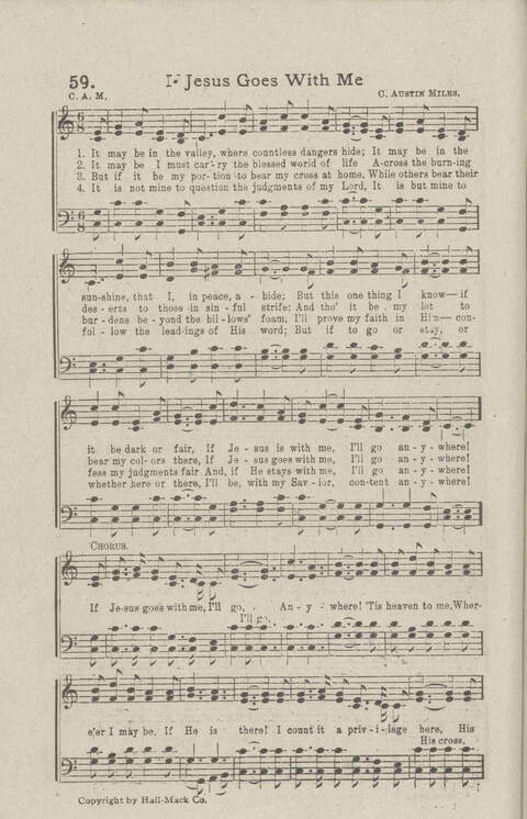 Salvation Songs: A collection of Songs and Hymns adapted to the needs of Revivals, Sabbath Schools, and Gospel Meetings Generally page 62