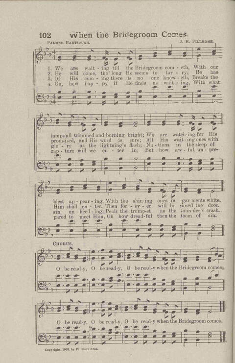 Salvation Songs: A collection of Songs and Hymns adapted to the needs of Revivals, Sabbath Schools, and Gospel Meetings Generally page 98