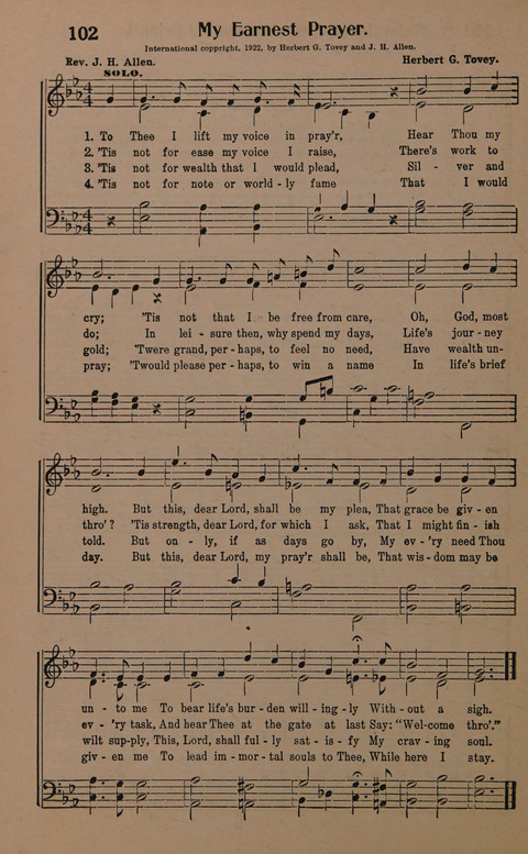 Sacred Solos and Duets: suitable for special music in church service, gospel meetings, Sunday school, Christian Endeavor, etc. page 112