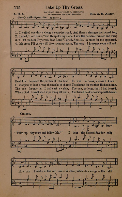 Sacred Solos and Duets: suitable for special music in church service, gospel meetings, Sunday school, Christian Endeavor, etc. page 126
