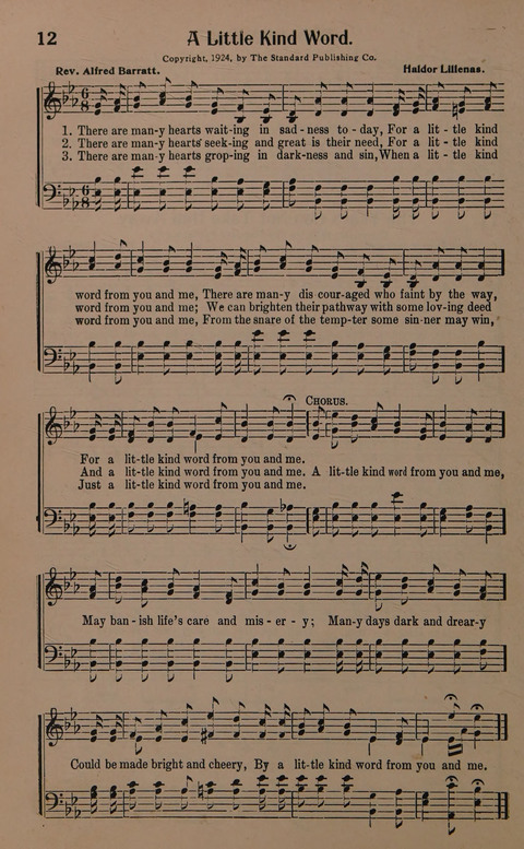 Sacred Solos and Duets: suitable for special music in church service, gospel meetings, Sunday school, Christian Endeavor, etc. page 14