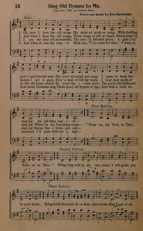 Sacred Solos and Duets: suitable for special music in church service, gospel meetings, Sunday school, Christian Endeavor, etc. page 18