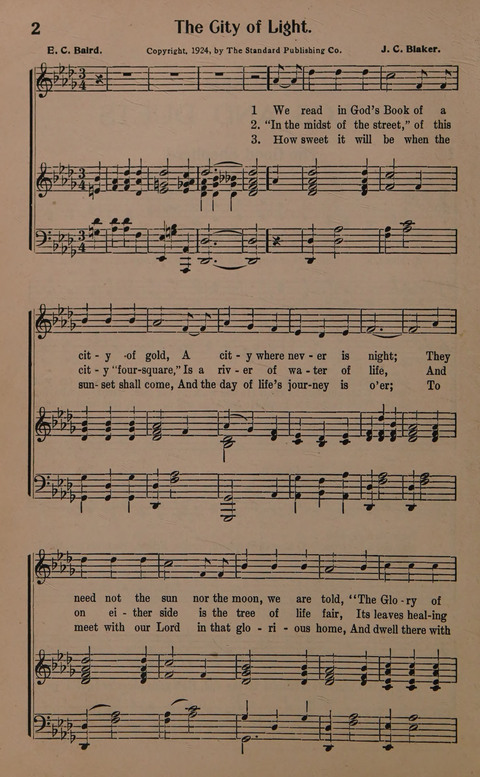 Sacred Solos and Duets: suitable for special music in church service, gospel meetings, Sunday school, Christian Endeavor, etc. page 2