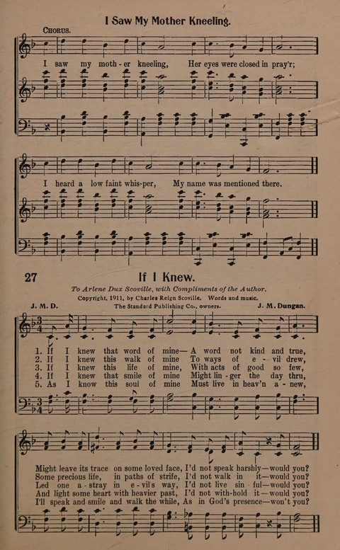 Sacred Solos and Duets: suitable for special music in church service, gospel meetings, Sunday school, Christian Endeavor, etc. page 29