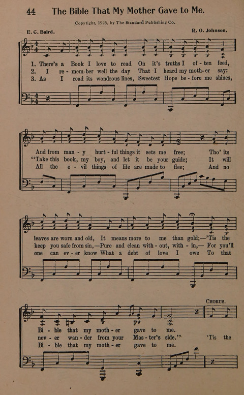 Sacred Solos and Duets: suitable for special music in church service, gospel meetings, Sunday school, Christian Endeavor, etc. page 48