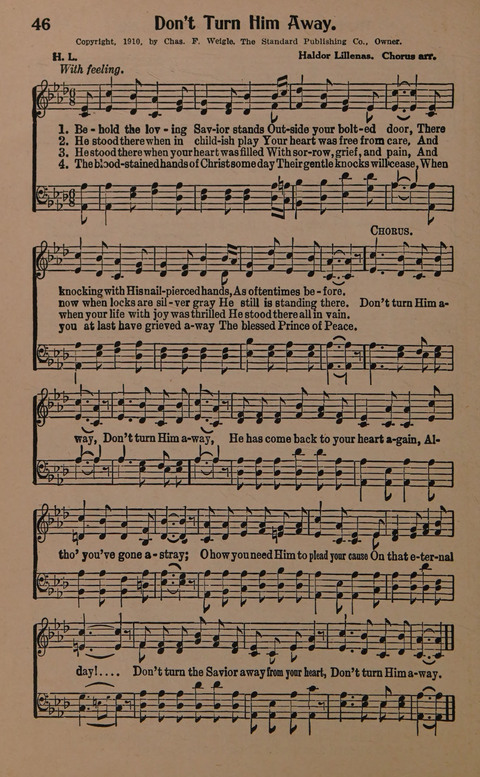 Sacred Solos and Duets: suitable for special music in church service, gospel meetings, Sunday school, Christian Endeavor, etc. page 50