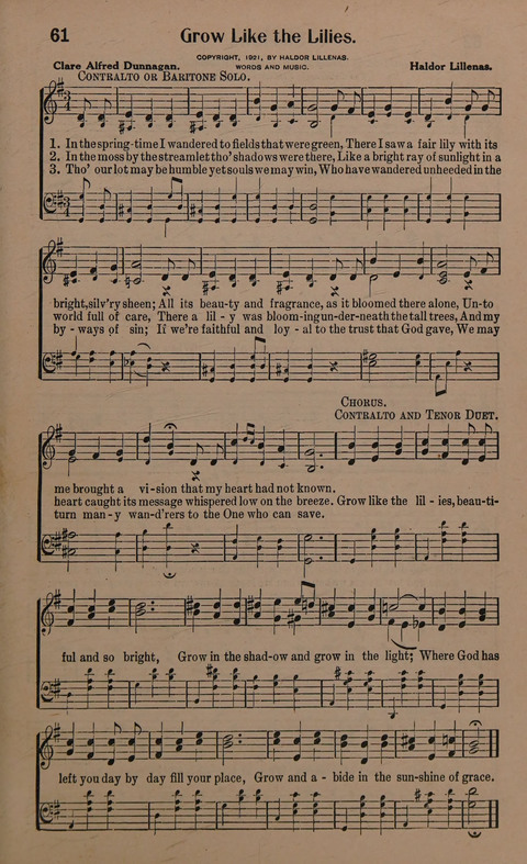 Sacred Solos and Duets: suitable for special music in church service, gospel meetings, Sunday school, Christian Endeavor, etc. page 65