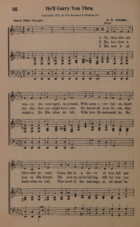 Sacred Solos and Duets: suitable for special music in church service, gospel meetings, Sunday school, Christian Endeavor, etc. page 70