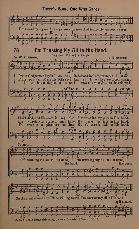 Sacred Solos and Duets: suitable for special music in church service, gospel meetings, Sunday school, Christian Endeavor, etc. page 85