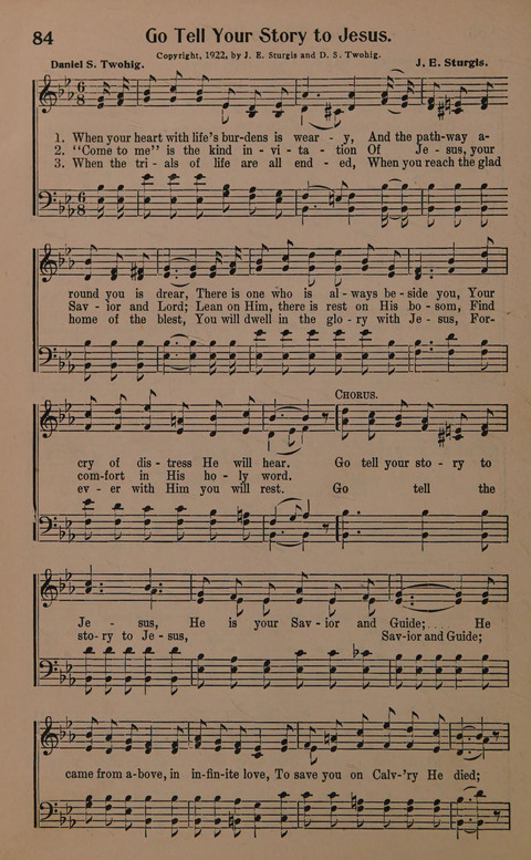 Sacred Solos and Duets: suitable for special music in church service, gospel meetings, Sunday school, Christian Endeavor, etc. page 92