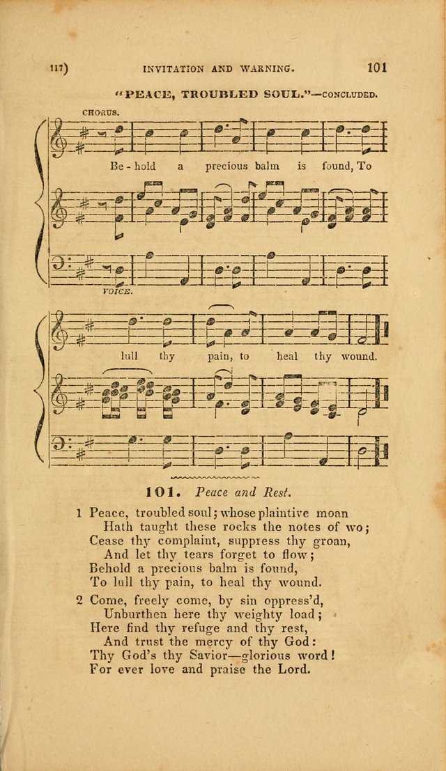 Sacred Songs for Family and Social Worship: comprising the most approved spiritual hymns with chaste and popular tunes page 117