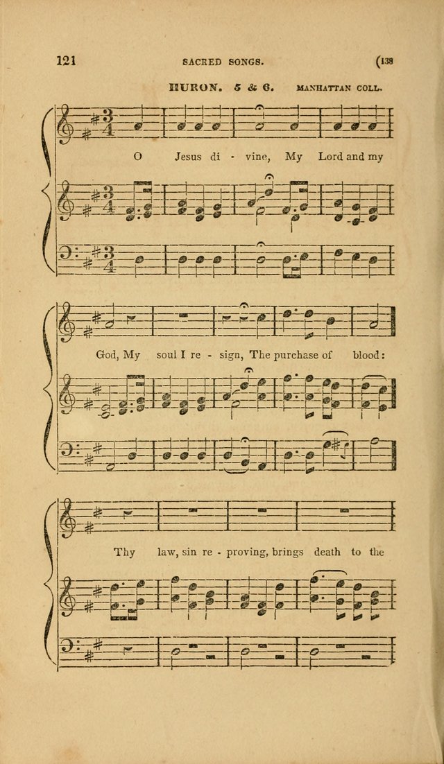 Sacred Songs for Family and Social Worship: comprising the most approved spiritual hymns with chaste and popular tunes page 138