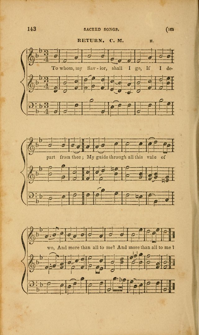 Sacred Songs for Family and Social Worship: comprising the most approved spiritual hymns with chaste and popular tunes page 162
