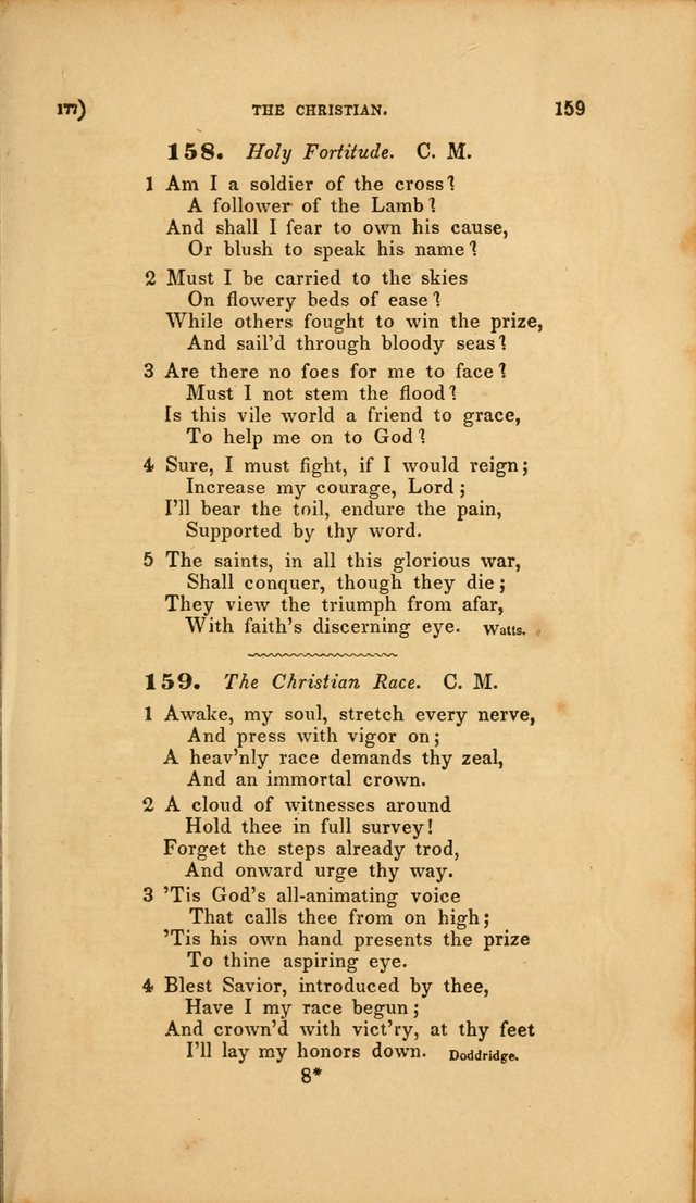 Sacred Songs for Family and Social Worship: comprising the most approved spiritual hymns with chaste and popular tunes page 177