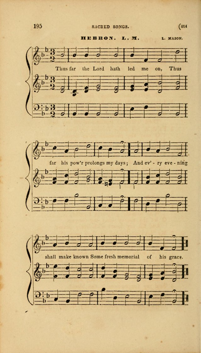 Sacred Songs for Family and Social Worship: comprising the most approved spiritual hymns with chaste and popular tunes page 214