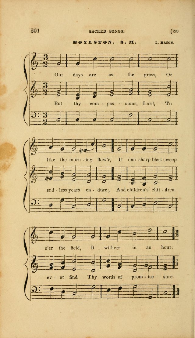 Sacred Songs for Family and Social Worship: comprising the most approved spiritual hymns with chaste and popular tunes page 220