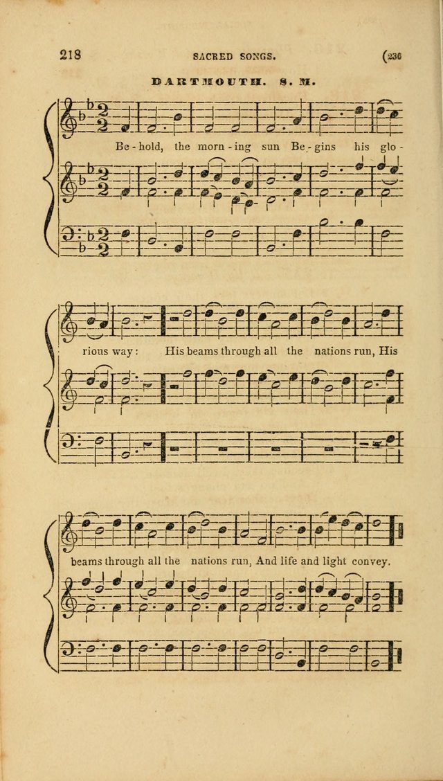 Sacred Songs for Family and Social Worship: comprising the most approved spiritual hymns with chaste and popular tunes page 236