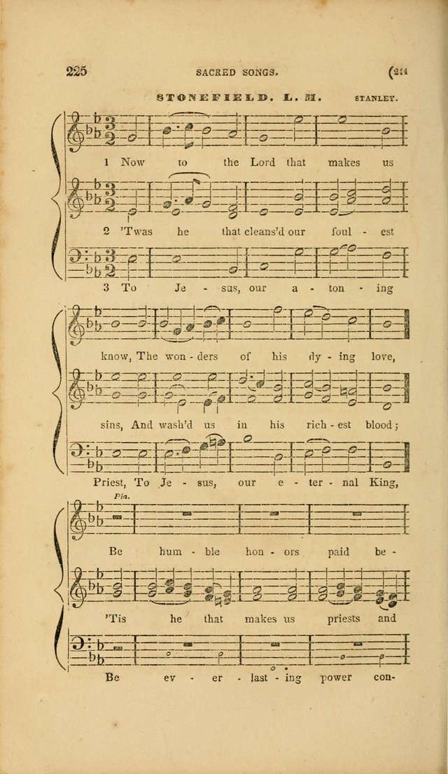 Sacred Songs for Family and Social Worship: comprising the most approved spiritual hymns with chaste and popular tunes page 244