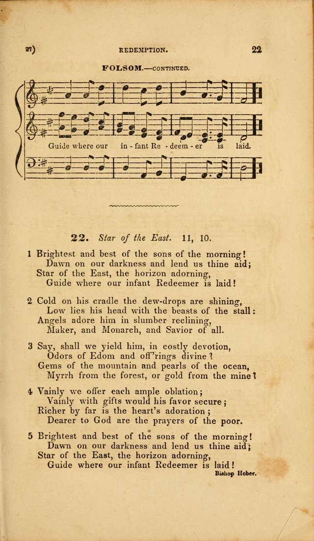 Sacred Songs for Family and Social Worship: comprising the most approved spiritual hymns with chaste and popular tunes page 27