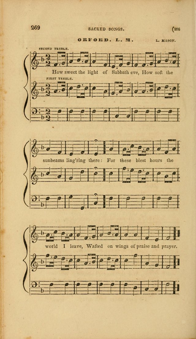 Sacred Songs for Family and Social Worship: comprising the most approved spiritual hymns with chaste and popular tunes page 296