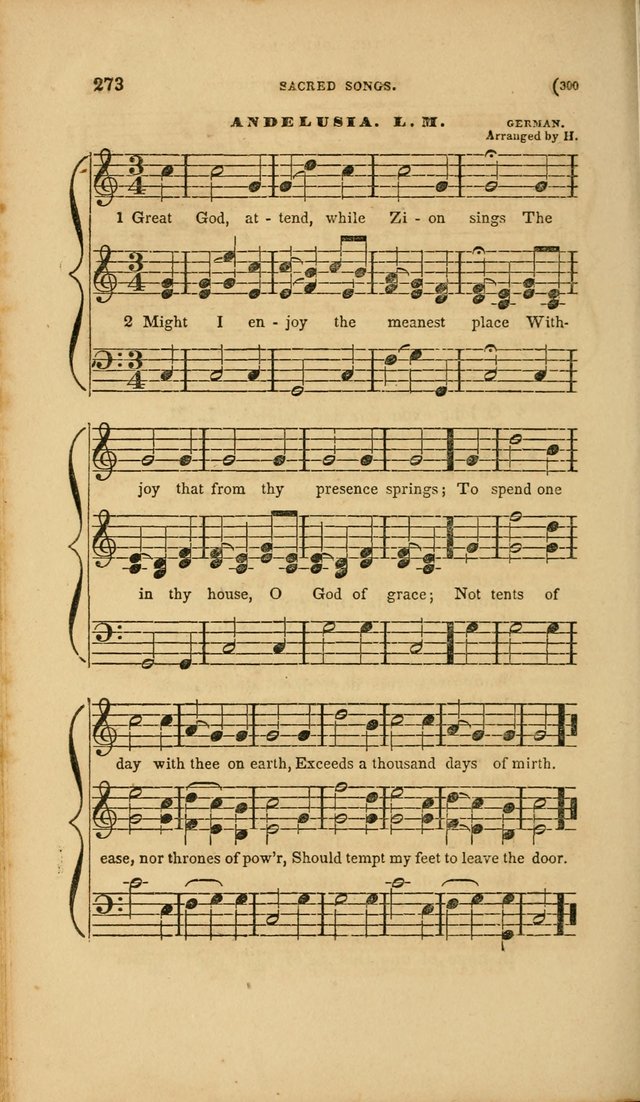 Sacred Songs for Family and Social Worship: comprising the most approved spiritual hymns with chaste and popular tunes page 300