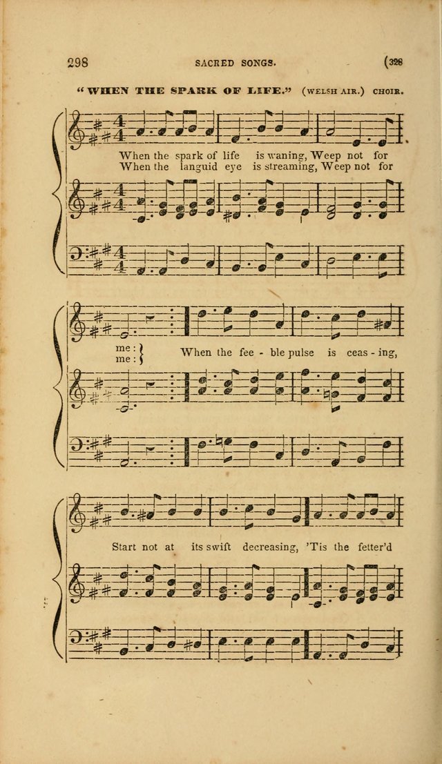 Sacred Songs for Family and Social Worship: comprising the most approved spiritual hymns with chaste and popular tunes page 328