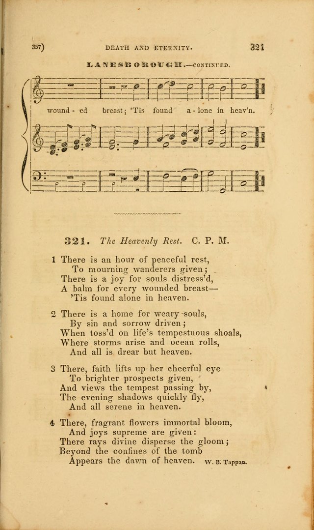 Sacred Songs for Family and Social Worship: comprising the most approved spiritual hymns with chaste and popular tunes page 357
