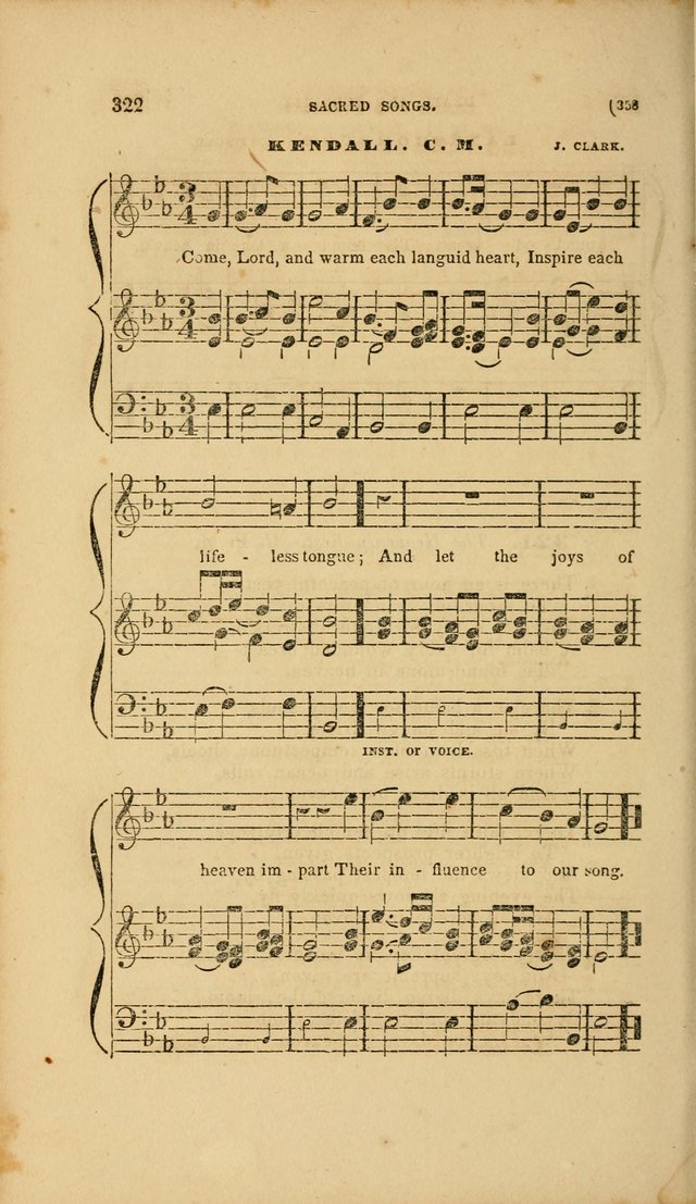 Sacred Songs for Family and Social Worship: comprising the most approved spiritual hymns with chaste and popular tunes page 358