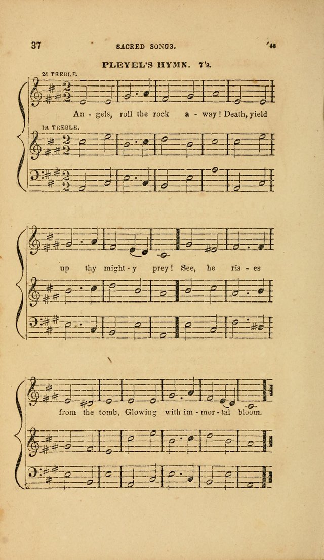 Sacred Songs for Family and Social Worship: comprising the most approved spiritual hymns with chaste and popular tunes page 46