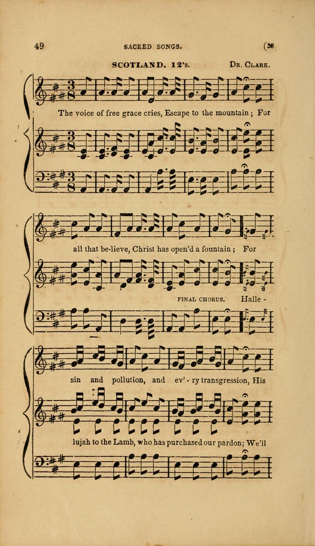 Sacred Songs for Family and Social Worship: comprising the most approved spiritual hymns with chaste and popular tunes page 58
