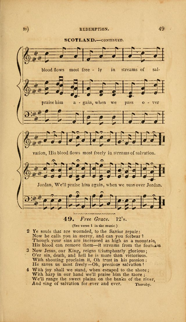 Sacred Songs for Family and Social Worship: comprising the most approved spiritual hymns with chaste and popular tunes page 59