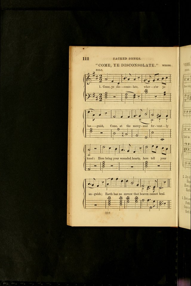 Sacred Songs for Family and Social Worship: comprising the most approved spiritual hymns with chaste and popular tunes ( New ed. rev. and enl.) page 120