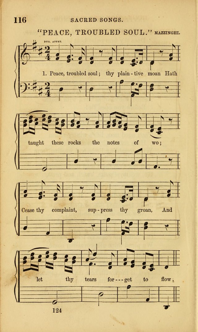Sacred Songs for Family and Social Worship: comprising the most approved spiritual hymns with chaste and popular tunes ( New ed. rev. and enl.) page 126