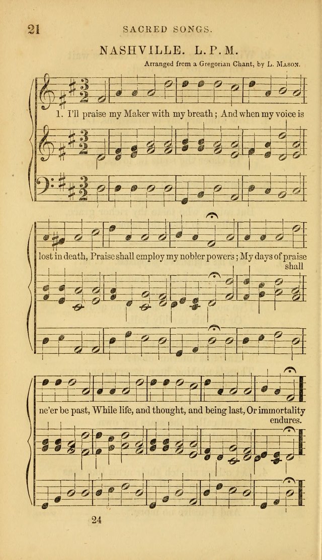 Sacred Songs for Family and Social Worship: comprising the most approved spiritual hymns with chaste and popular tunes ( New ed. rev. and enl.) page 24