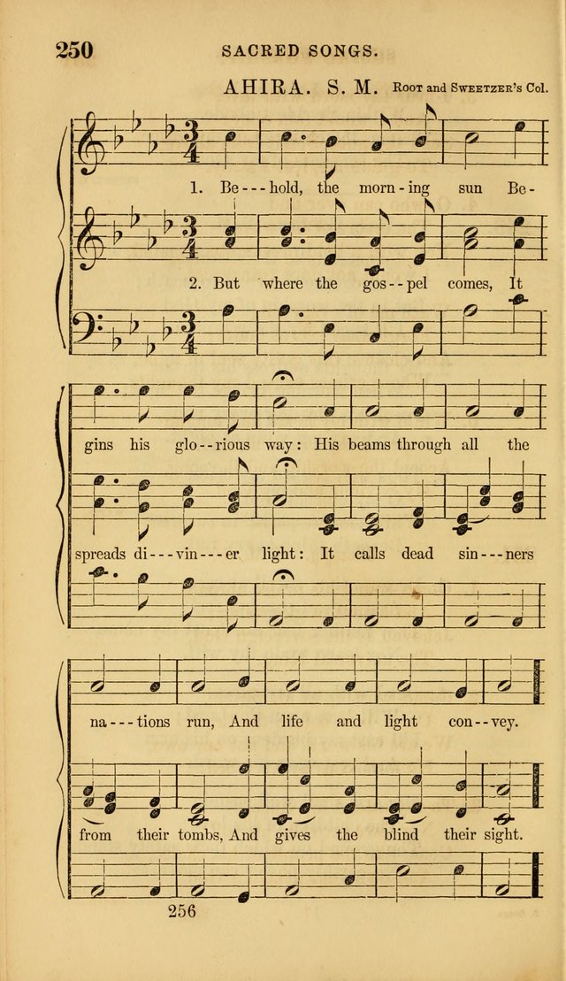 Sacred Songs for Family and Social Worship: comprising the most approved spiritual hymns with chaste and popular tunes ( New ed. rev. and enl.) page 258